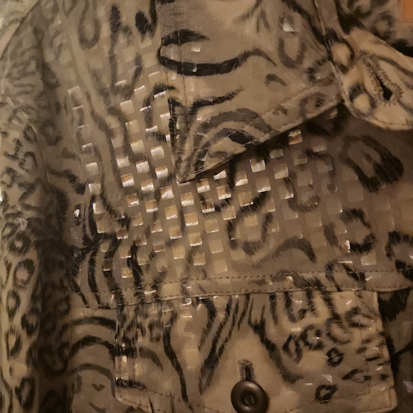 Ruby Rd. Leopard and Zebra Print Jacket. - Picture 4 of 6